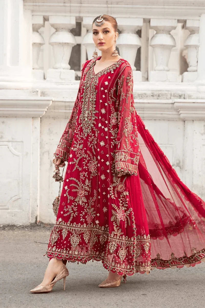 03-Piece Heavy Embroidered Chiffon Suit - Ready to Wear