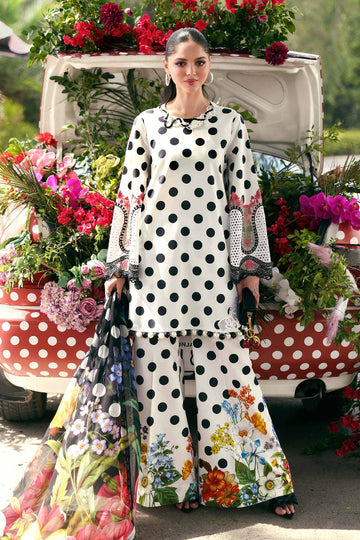 03-Piece Printed Lawn Suit With Chiffon Dupatta | Ready To Wear