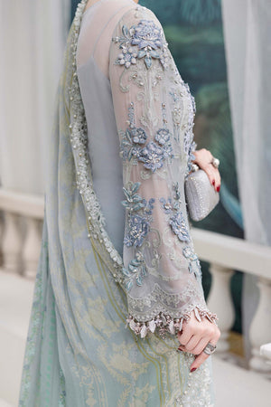 03-Piece Embroidered Chiffon Suit - Ready  To Wear