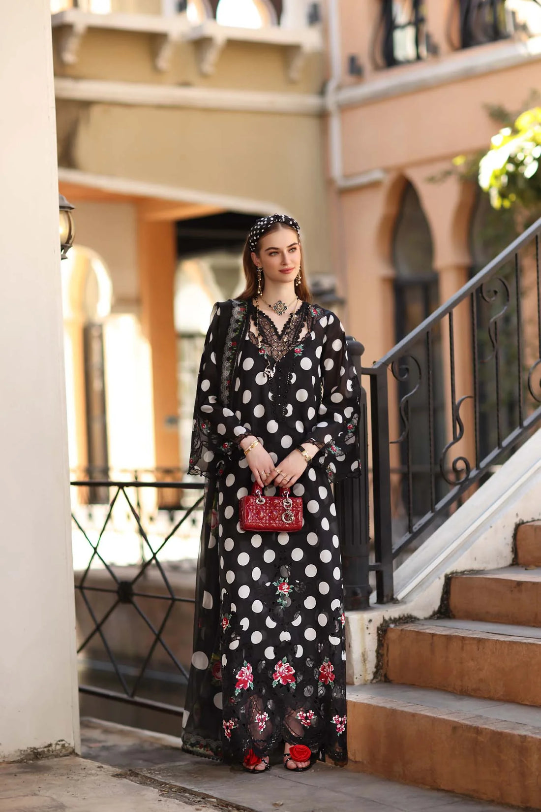 03-piece Embroidered Chikankari Chiffon Suit | Ready to wear