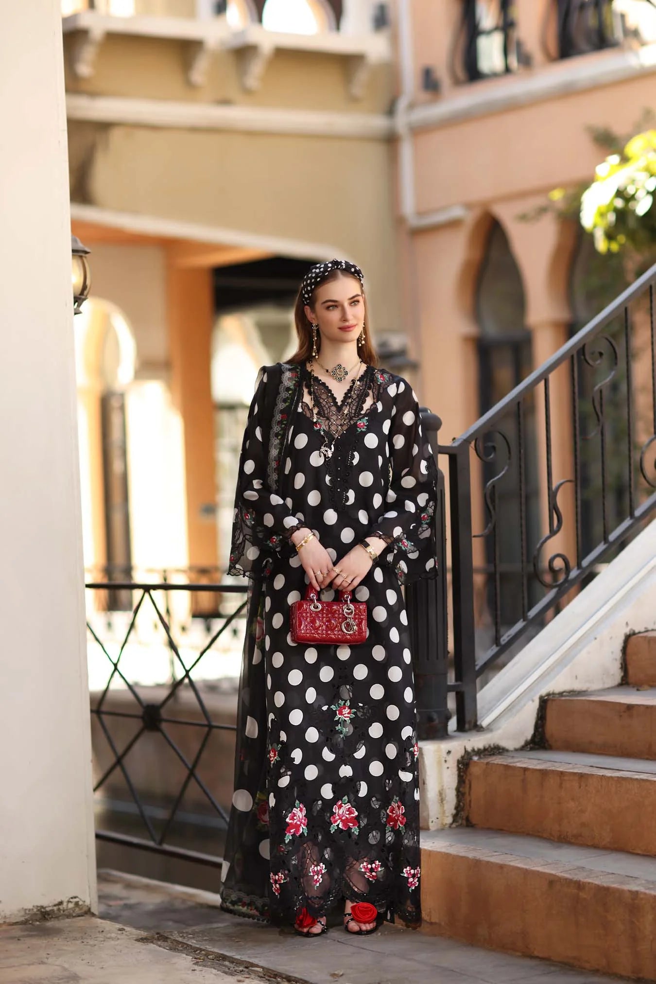 03-Piece  Embroidered Chikankari Chiffon Suit | Ready To Wear