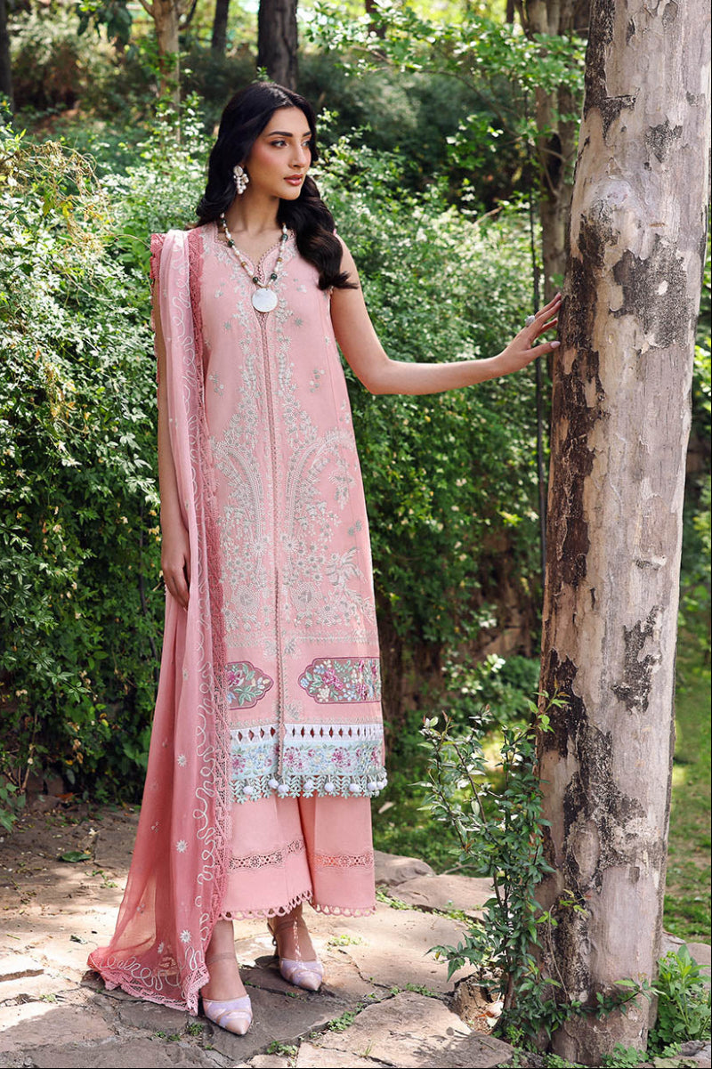 03-Piece Egyptian Embroidered Lawn Suit - Ready To Wear