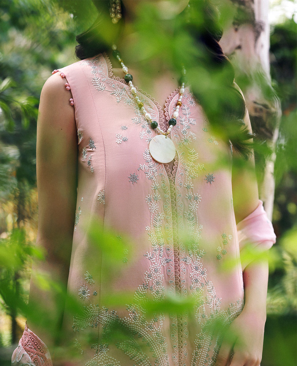 03-Piece Egyptian Embroidered Lawn Suit - Ready To Wear