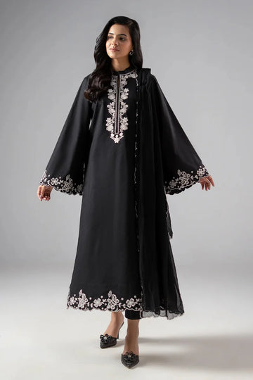 03-Piece Lawn Cotton Suit With Chiffon Dupatta | Ready To Wear