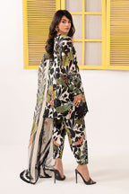 03-Piece Printed Lawn Suit - Ready To Wear