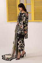 03-Piece Printed Lawn Suit - Ready To Wear