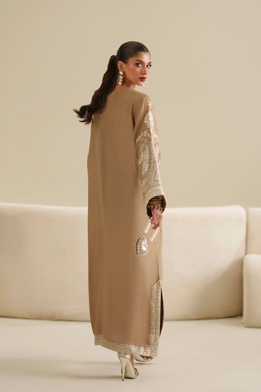 02-Piece Luxury Embroidered Shamooz Silk - Ready To Wear