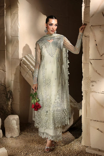 03-Piece Net Suit With Embroidery | Ready To Wear
