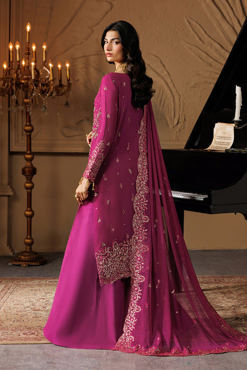 03-Piece Embroidered Chiffon Suit - Ready to Wear