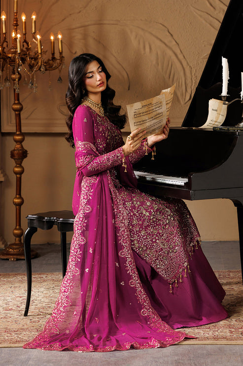 03-Piece Embroidered Chiffon Suit - Ready to Wear