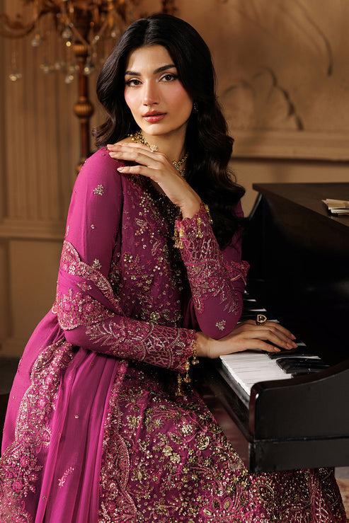 03-Piece Embroidered Chiffon Suit - Ready to Wear