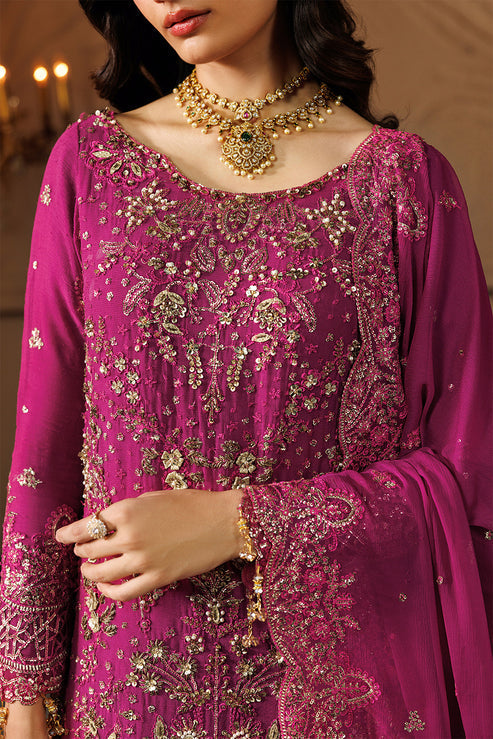 03-Piece Embroidered Chiffon Suit - Ready to Wear