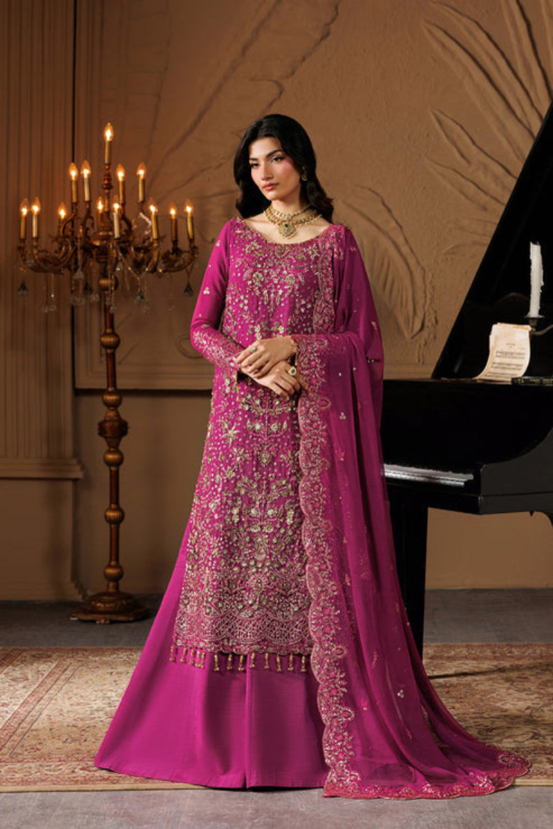 03-Piece Embroidered Chiffon Suit - Ready to Wear