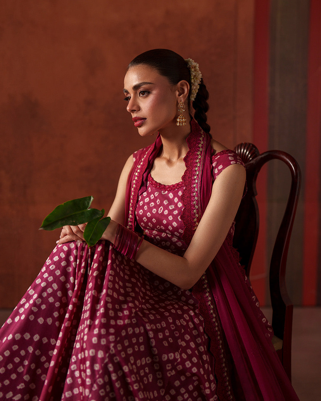 0 3-Piece Luxury Silk Pishwas Maxi - Ready To Wear