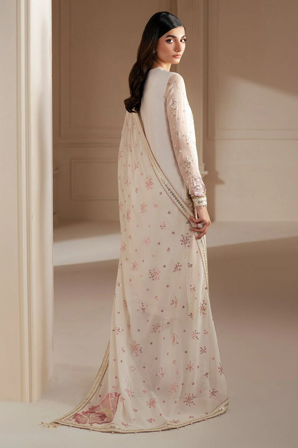 Jazmin Chiffon Embroidered Stitched Collection