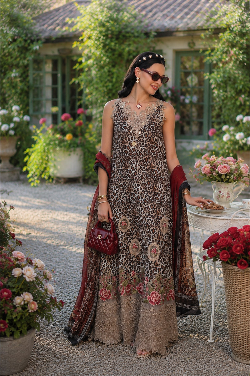 03-Piece Luxury Silk Suit - Ready To Wear