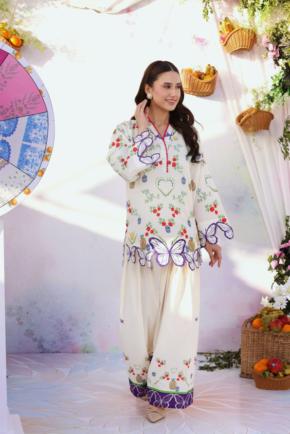 03-Piece Embroidered Lawn Suit - Ready to Wear