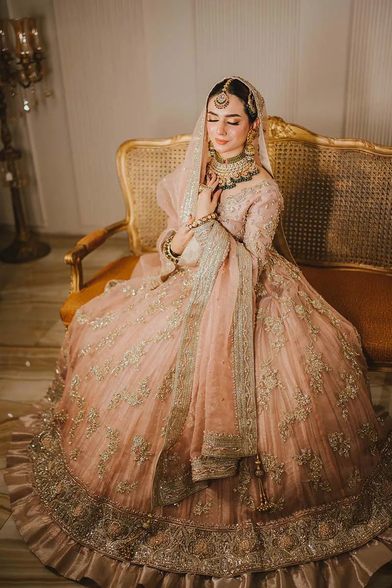 03-Piece Luxury Chiffon Lehenga - Ready To Wear