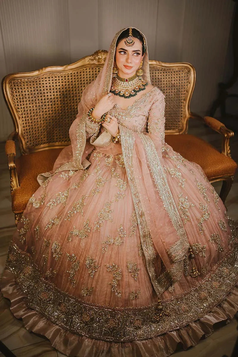 03-Piece Luxury Chiffon Lehenga - Ready To Wear