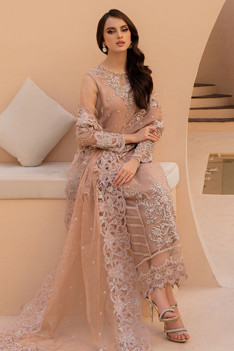 3 Piece Stitched Organza & Raw Silk Suit