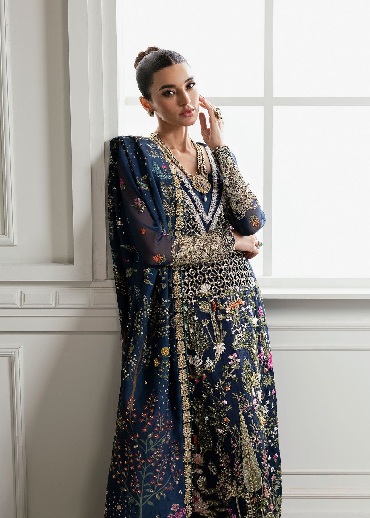 03-Piece Luxury Organza Suit – Ready To Wear