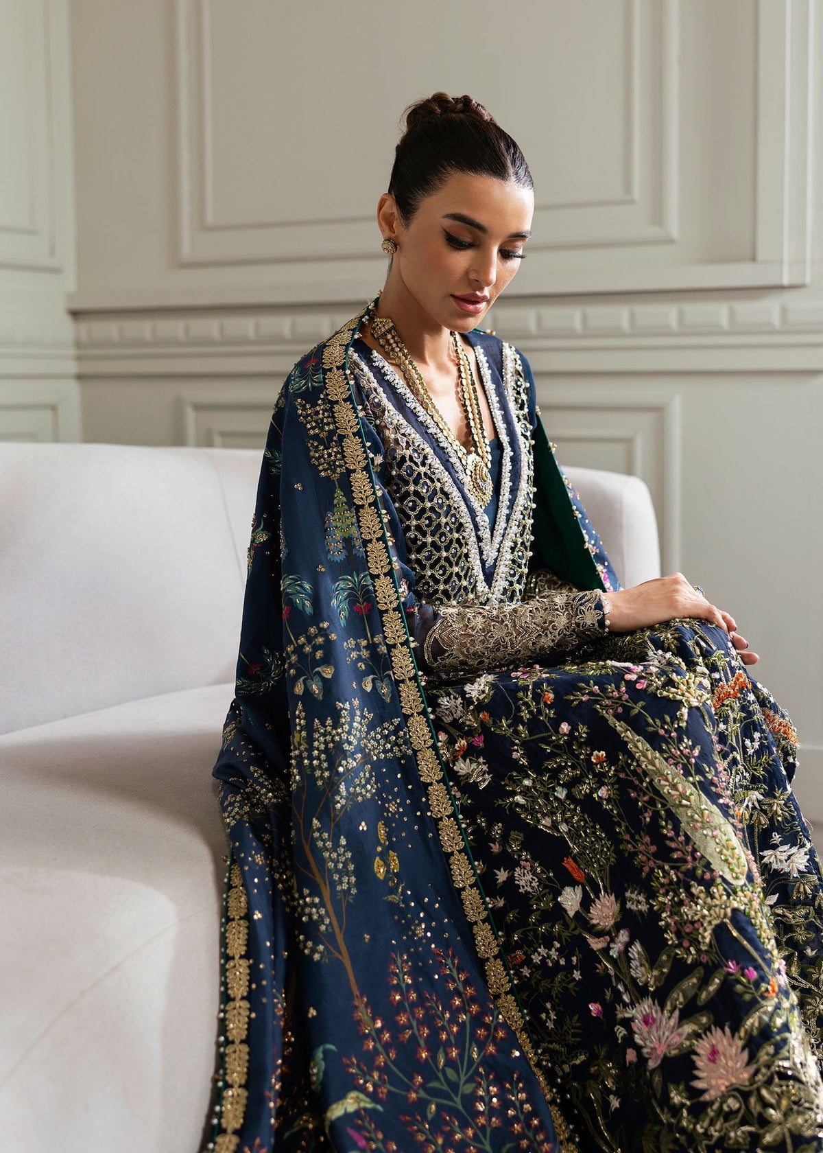 03-Piece Luxury Organza Suit – Ready To Wear