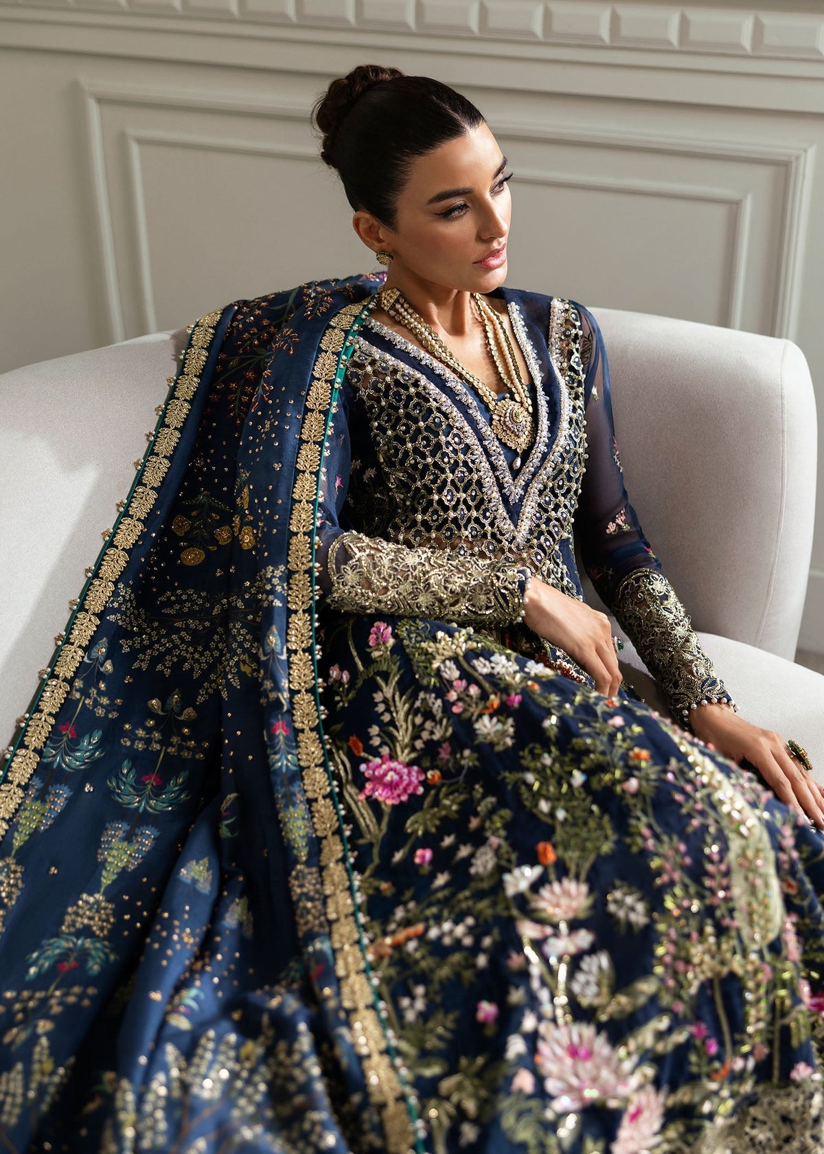 03-Piece Luxury Organza Suit – Ready To Wear