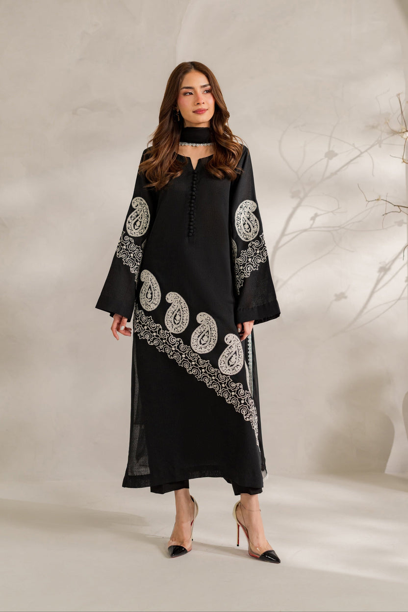 03-Piece Luxury Embroidery Lawn Suit - Ready To Wear