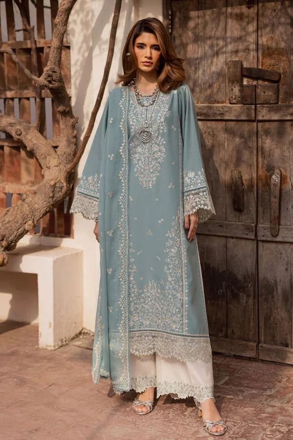 03-Piece Lawn Suit With Thread & Sequin Embroidery | Ready To Wear