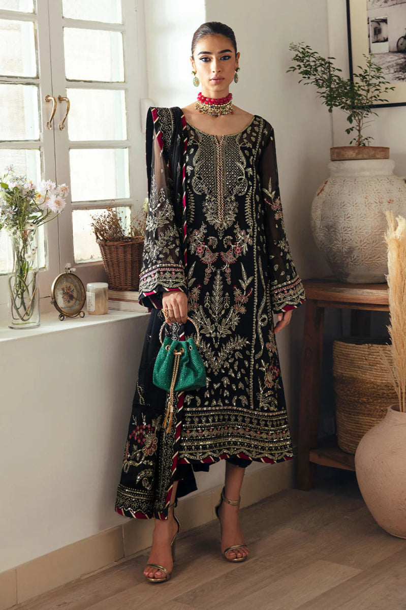 03-Piece Heavy Embroidered Chiffon Suit | Ready To Wear