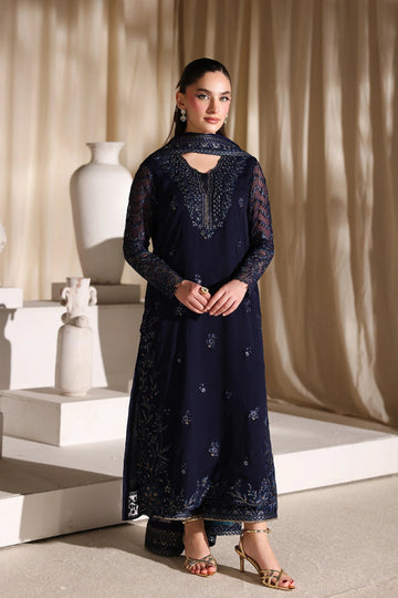 03-Piece Luxury Sequence Chiffon Suit - Ready To Wear