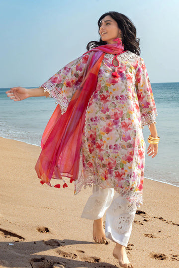 03 Piece Lawn Suit - Ready To  Wear