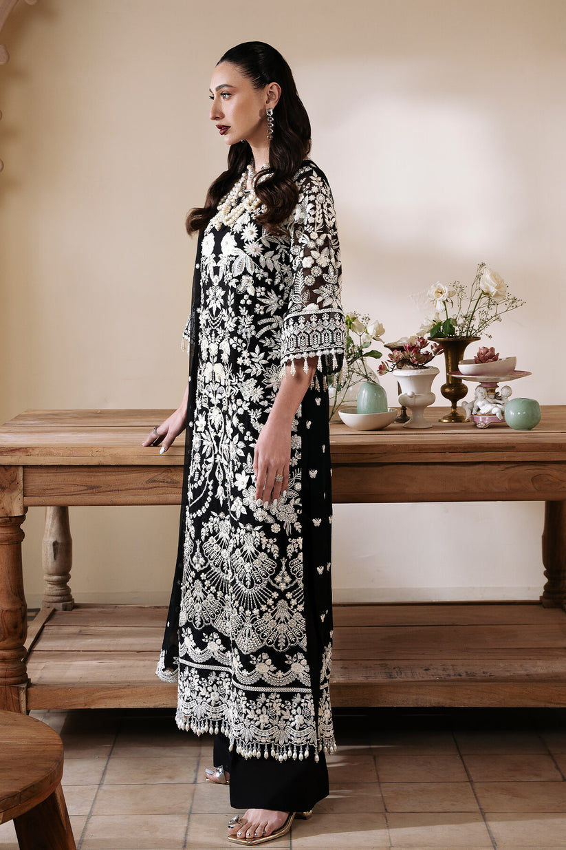 3 Piece Stitched Chiffon Suit - Ready to Wear