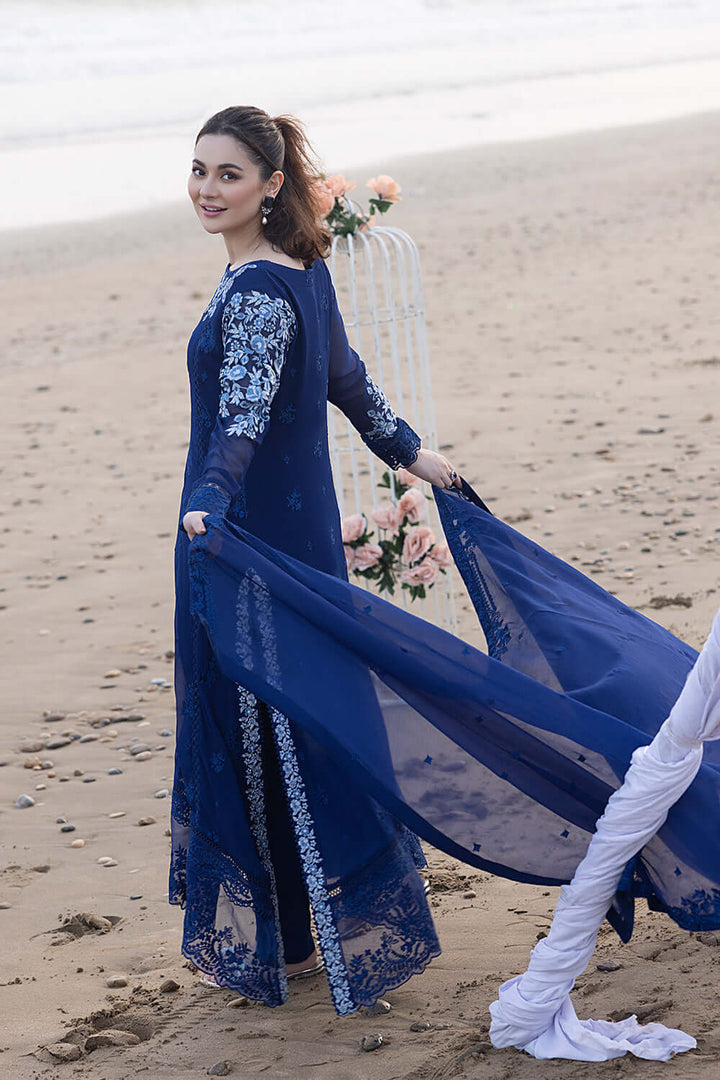 03-Piece Luxury Embroidery Chiffon - Ready To Wear