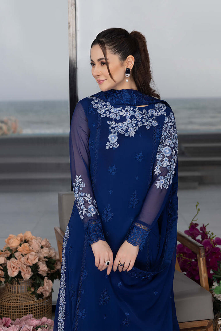 03-Piece Luxury Embroidery Chiffon - Ready To Wear