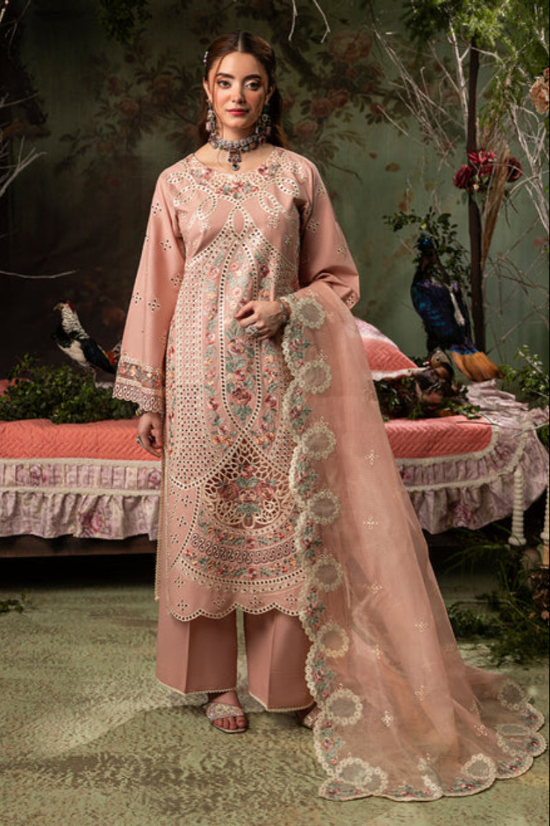 03-Piece Luxury Lawn Suit - Ready To Wear