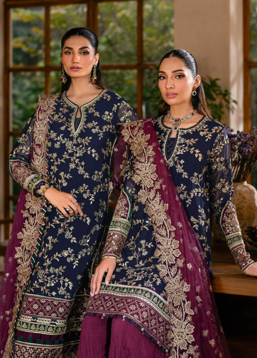 3 Piece  Stitched  Chiffon Suit - Ready to Wear