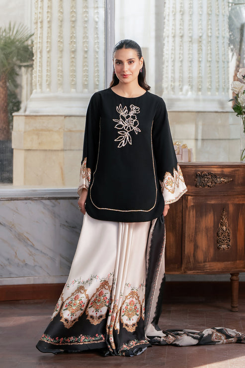 03-Piece Luxury Shamooz Silk Suir - Ready To Wear