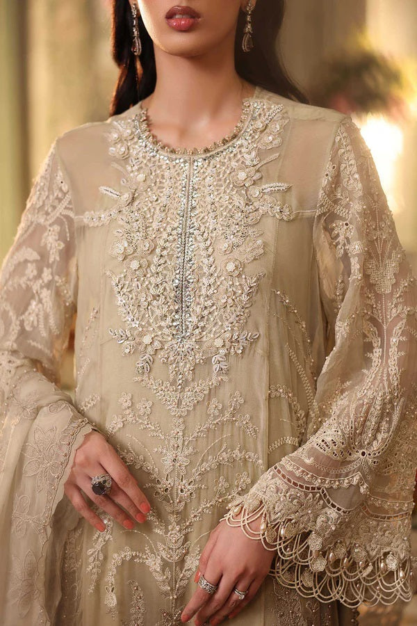 03-Piece Luxury Chiffon Suit - Ready  To Wear