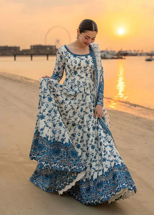 03-piece Lawn Suit ( Maxi Style ) - Ready to wear