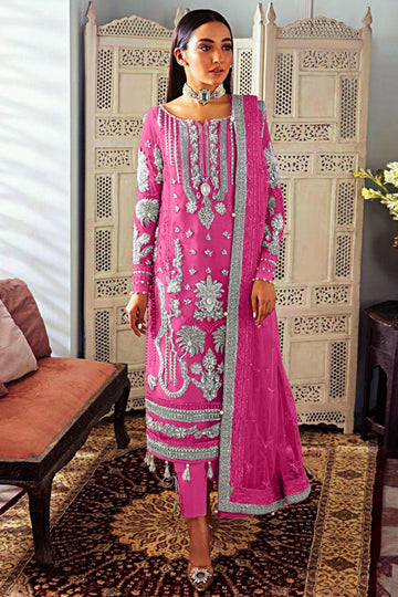 03-Piece Embroidered Net Suit | Ready To Wear
