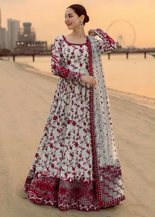 03-piece Lawn Suit ( Maxi Style ) - Ready to wear