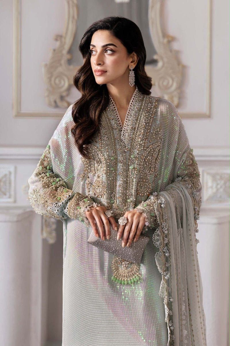 Chiffon Embroidered Unstitched 3-Piece Suit | ready to wear