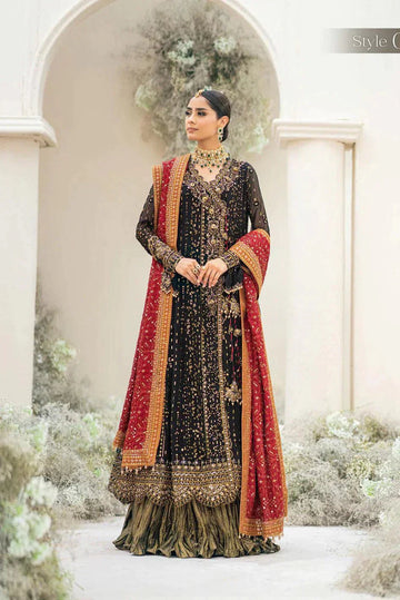 Chiffon Frock With Sharmoz Silk Trouser