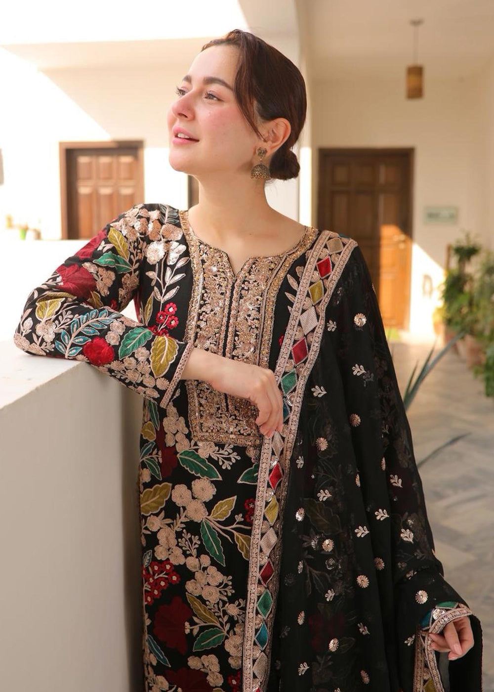 03-Piece Luxury Chiffon Suit - Ready To Wear