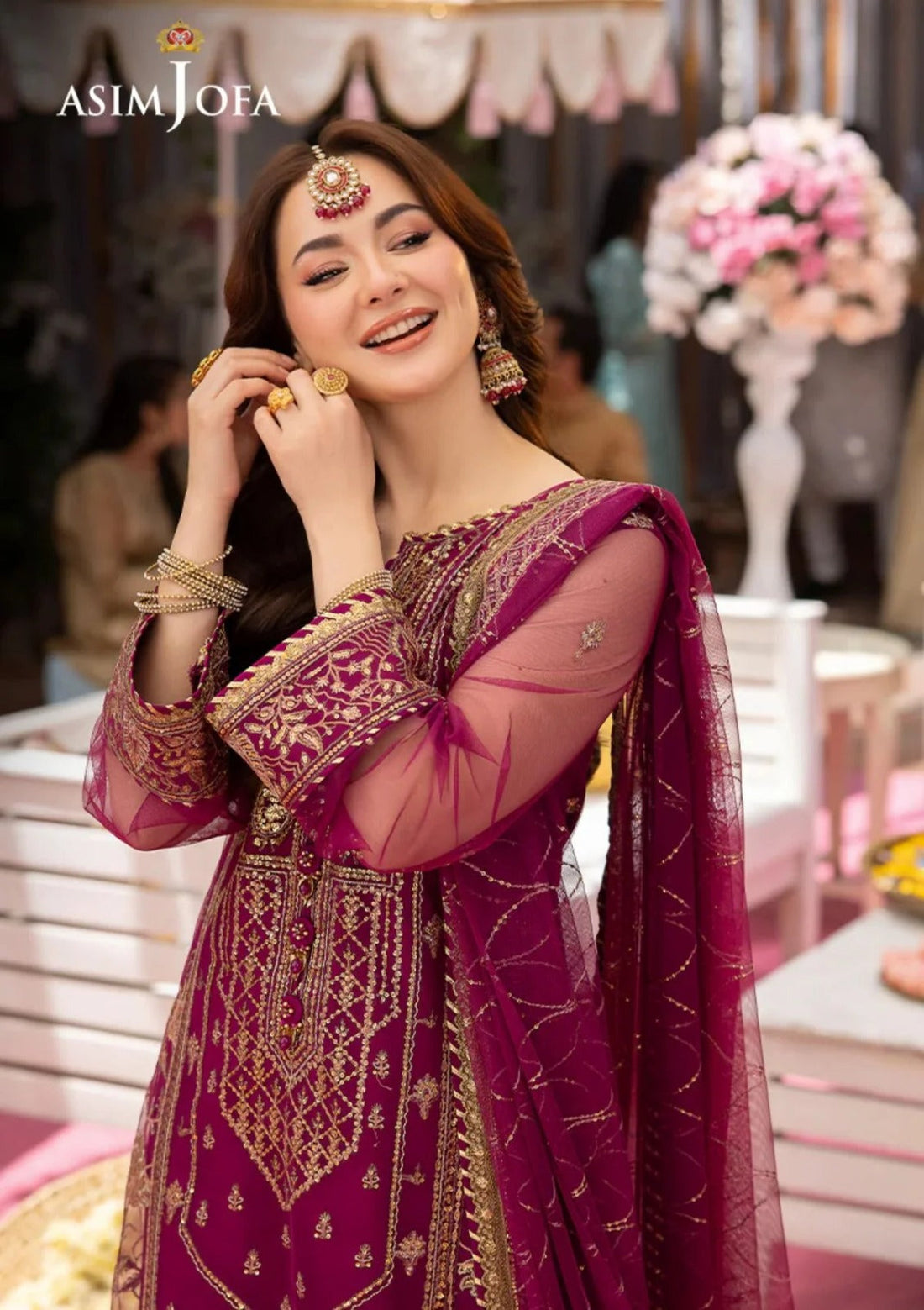 Chiffon Suit With Malai Trouser