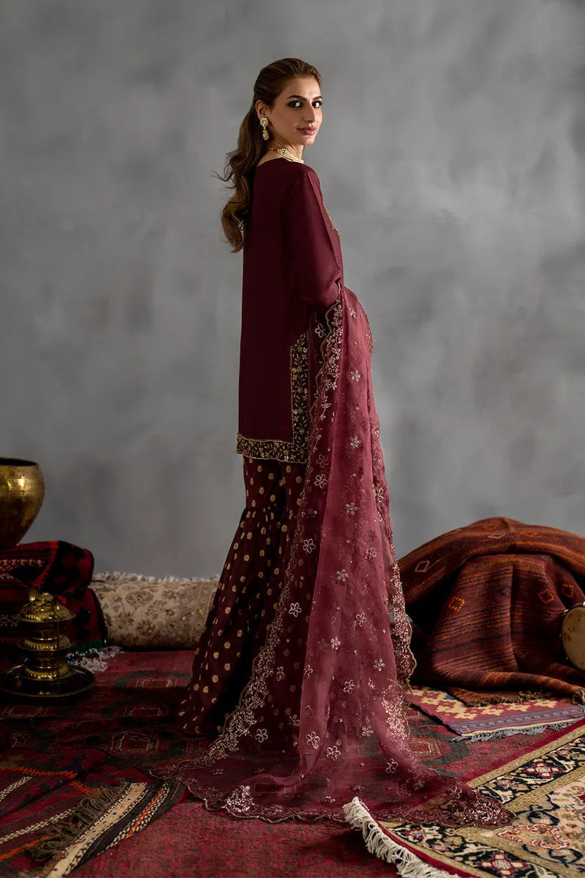 03-Piece Luxury Chiffon Suit - Ready To Wear