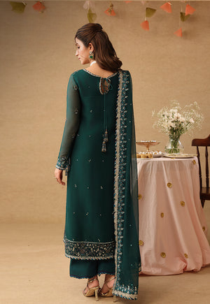 03-Piece Heavy Embroidered Chiffon Suit - Ready To Wear
