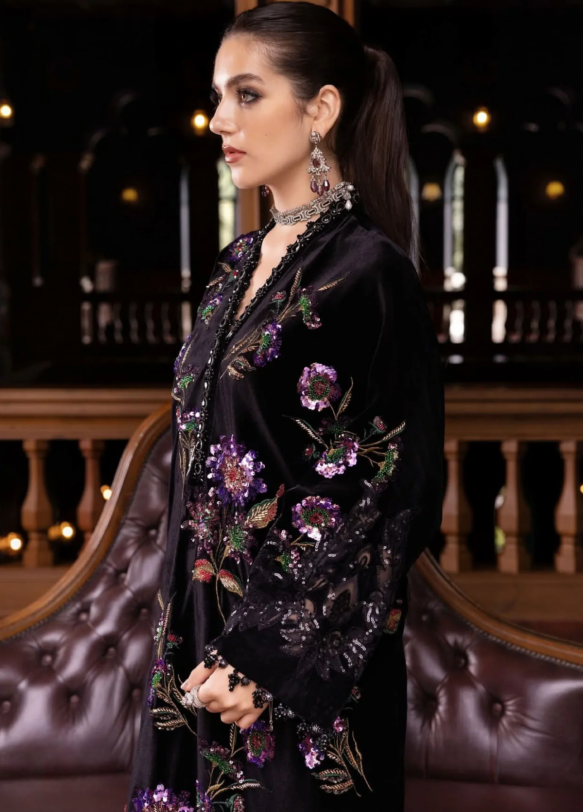 03-Piece Luxury Sheesha Silk Suit – Ready To Wear