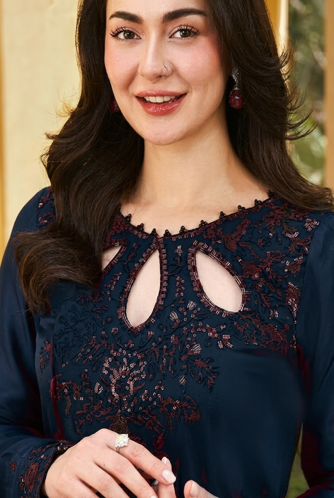 03-Piece Heavy Embroidered Chiffon Suit - Ready To Wear